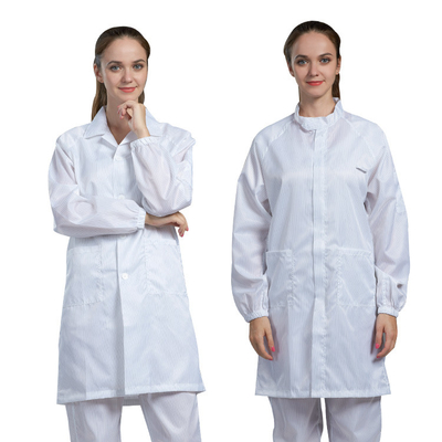 Phòng sạch Chống bụi chống tĩnh điện Quần áo bảo hộ lao động ESD Lưới 5mm