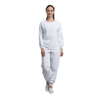 Bệnh viện phẫu thuật quần áo chống tĩnh điện được sử dụng áo choàng cotton trắng dài tay