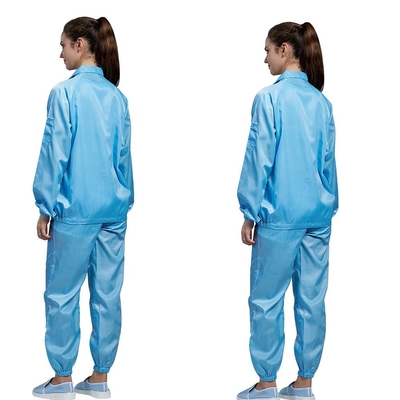 Bộ đồ chống tĩnh điện mùa hè Áo khoác phòng thí nghiệm vô trùng ESD
