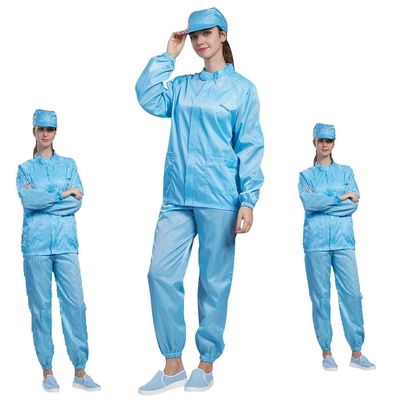 Bộ đồ chống tĩnh điện mùa hè Áo khoác phòng thí nghiệm vô trùng ESD