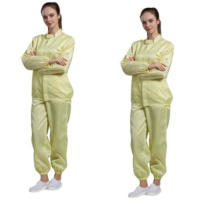 Phòng sạch Áo khoác chống tĩnh điện ESD 52 * 34 * 54cm Áo khoác phòng thí nghiệm bông khói