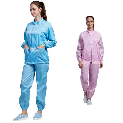 Phòng sạch Áo khoác chống tĩnh điện ESD 52 * 34 * 54cm Áo khoác phòng thí nghiệm bông khói