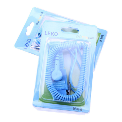 3 mét Dòng đàn hồi ESD Dây đeo cổ tay An toàn PU chống tĩnh điện