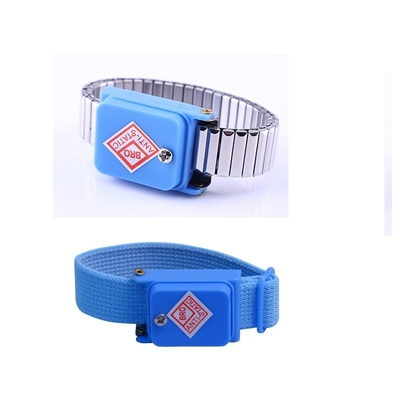 Nối đất điện tử ESD Có dây chống tĩnh điện Dây đeo cổ tay Cáp màu đỏ Vải Polyester