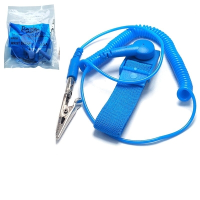 Dây dẫn điện Nylon đàn hồi ESD Vòng tay chống tĩnh điện Dây nối đất