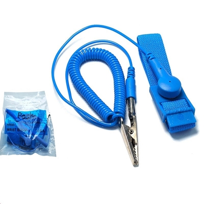 Dây dẫn điện Nylon đàn hồi ESD Vòng tay chống tĩnh điện Dây nối đất