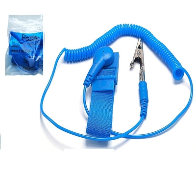 Dây dẫn điện Nylon đàn hồi ESD Vòng tay chống tĩnh điện Dây nối đất