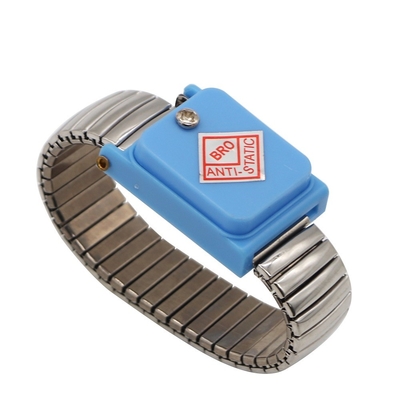 Dây đeo cổ tay ESD chống tĩnh điện không dây Dây đeo cổ tay bằng kim loại với PVC