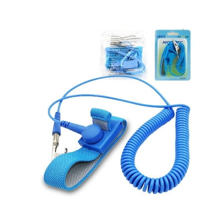 1.8m Chống tĩnh điện ESD Dây đeo cổ tay Magic Tape PU PVC để xả tĩnh