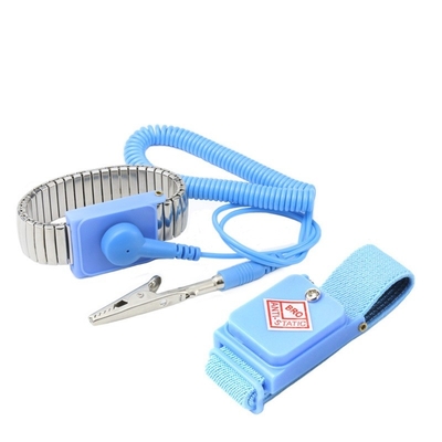 Dây đeo cổ tay chống tĩnh điện ESD Bảo vệ cổ tay 10mm Snap PU 2.5mm
