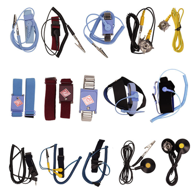 Dây đeo cổ tay chống tĩnh điện ESD Bảo vệ cổ tay 10mm Snap PU 2.5mm