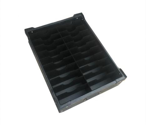 Phòng sạch Hộp lưu trữ chống tĩnh điện ESD bền bỉ Kích thước có thể xếp chồng lên nhau 200 * 130 * 90mm