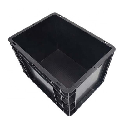 Hộp nhựa sóng ESD chống tĩnh điện màu đen không độc hại có nắp