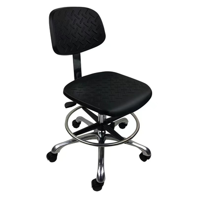 Chống tĩnh điện ESD tiết kiệm điện phòng thí nghiệm công thái học Ghế nhôm ESD có bánh xe
