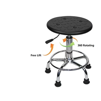 Khoa học trường học Ghế phòng thí nghiệm chống tĩnh điện Ghế văn phòng da PU ESD Ghế đẩu