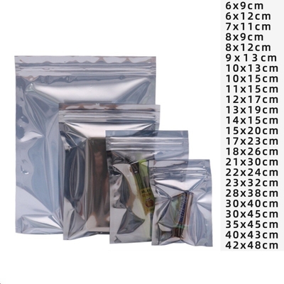 Giấy kraft Túi bảo vệ tĩnh ESD Dây kéo nhựa trong suốt Mylar