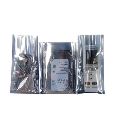 Thành phần màu xám Bao bì OEM Túi che chắn ESD chống tĩnh điện Logo in