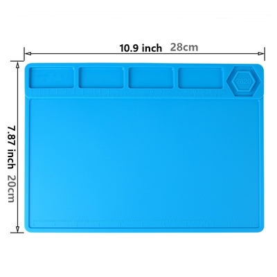 Nền tảng bảo trì thảm làm việc chống nhiệt ESD 5mm Tấm đệm chống tĩnh điện để sửa chữa di động