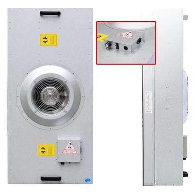 Bộ lọc quạt Hepa FFU Ba bánh răng với hiệu suất cao 99,999%