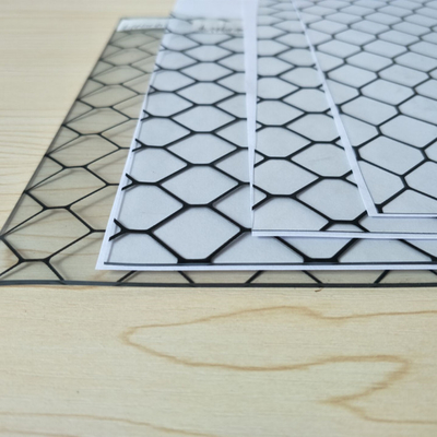 Màng rèm lưới ESD Tấm chắn chắn ngăn chặn rõ ràng Tấm PVC
