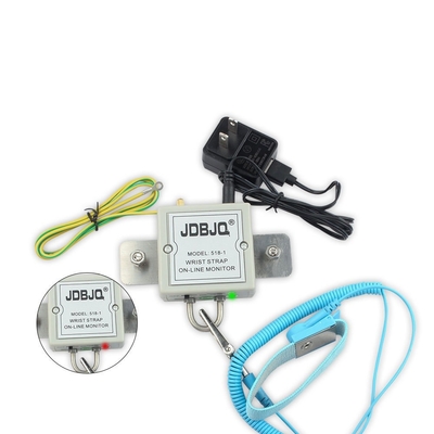 Lab ESD Strap Tester Pin 9V Bộ kiểm tra mặt đất Dây 80 (W) × 40 (H) × 117 (D) MM
