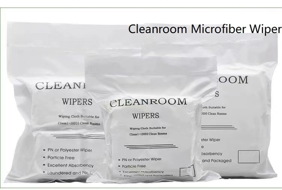 110GSM Cắt laser Phòng sạch Polyester Wiper Lint Khăn lau phòng sạch miễn phí