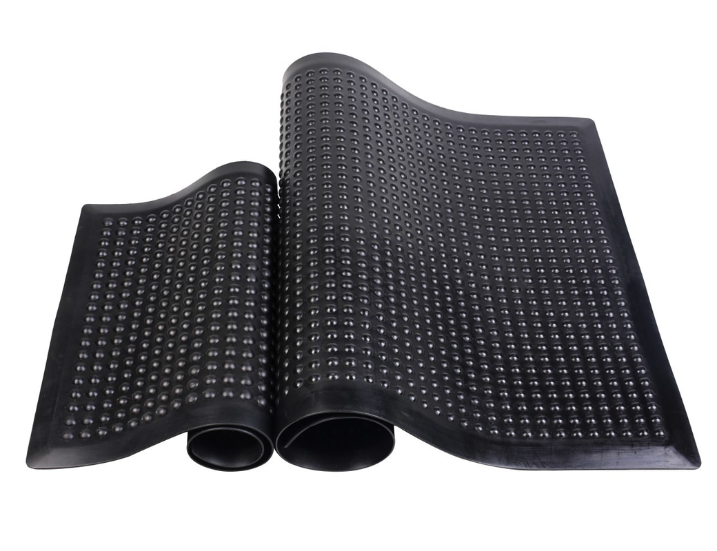 Thảm chống mỏi 3 lớp chống tĩnh điện, PVC dẫn điện Tấm lót sàn ESD màu đen vàng