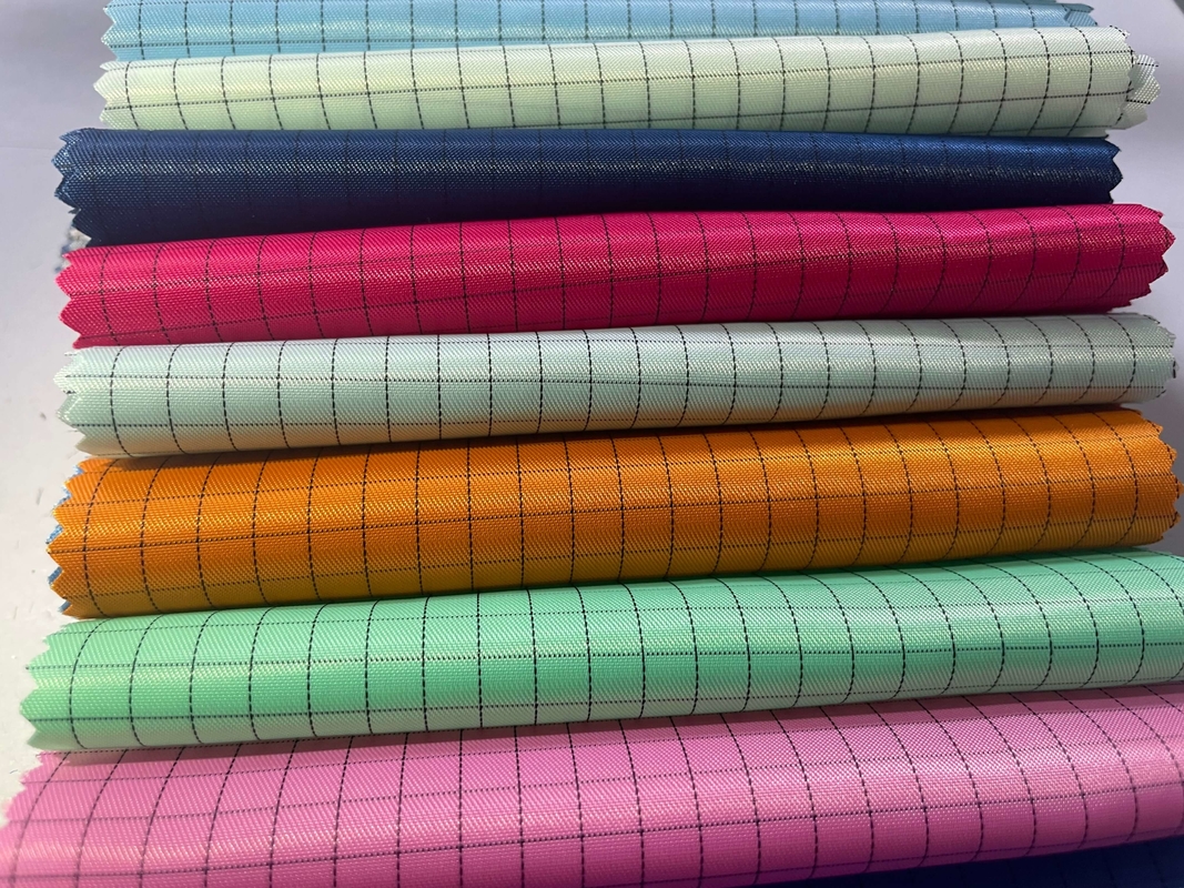 Phòng sạch chống tĩnh điện Lint Polyester miễn phí Vải chống tĩnh điện an toàn cho quần áo phòng thí nghiệm