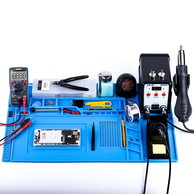 Nền tảng bảo trì thảm làm việc chống nhiệt ESD 5mm Tấm đệm chống tĩnh điện để sửa chữa di động