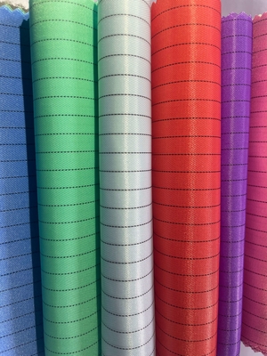 ESD Antistatic Polyester Fabric Cleanroom Polyester Grid ESD Fabric 0.5cm Pitch Grid