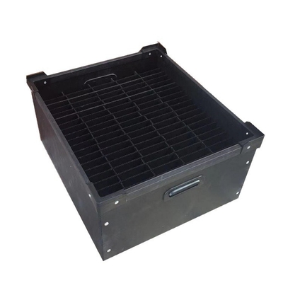 Lưu trữ linh kiện điện tử Khay Esd Nhựa Esd Pcb Khay ESD Tấm carton Hộp chống tĩnh điện Thùng nhựa PVC màu đen
