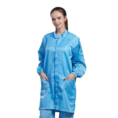 DG001 Quần áo chống tĩnh điện ESD Smock cho phòng sạch công nghiệp